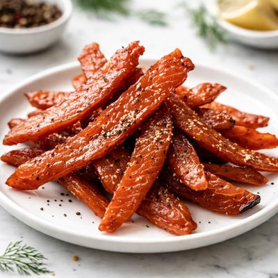 Salmon jerky