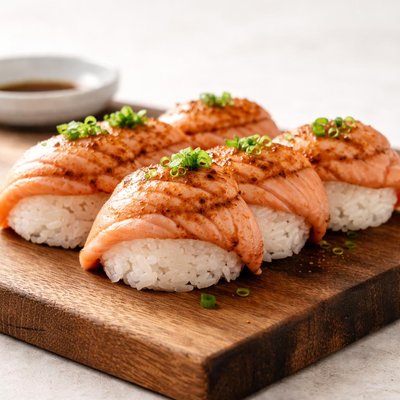 鲑鱼明太子寿司