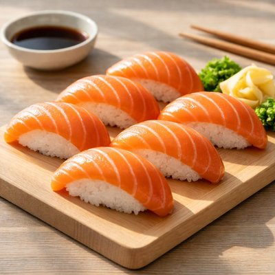 Lachs Nigiri Sushi