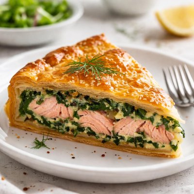 Salmon pie