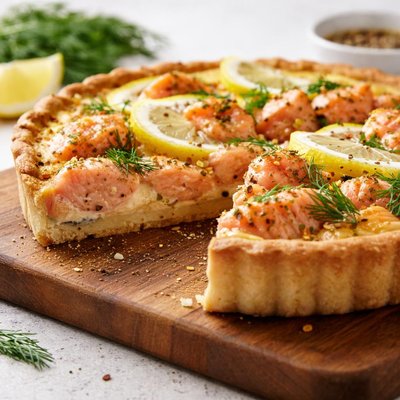 Salmon tart