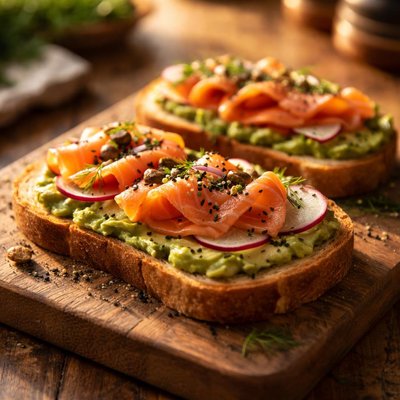 Salmon toast