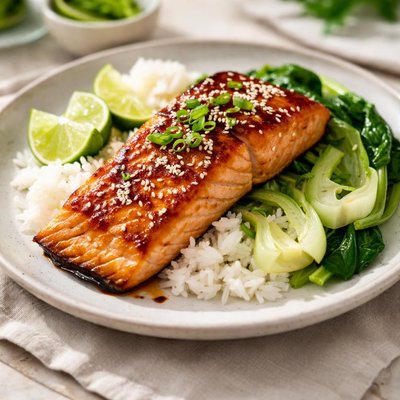 Salmon with miso