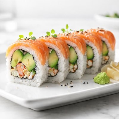 Salmond avocado roll