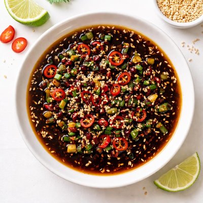 Salsa de soya con chile