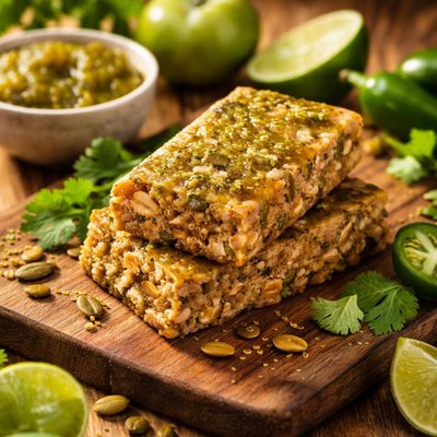 Salsa verde protein bar