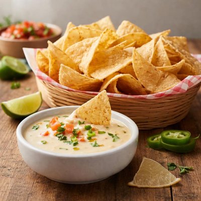 Salsaritas chips and queso