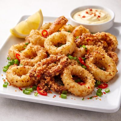 Salt and calamari