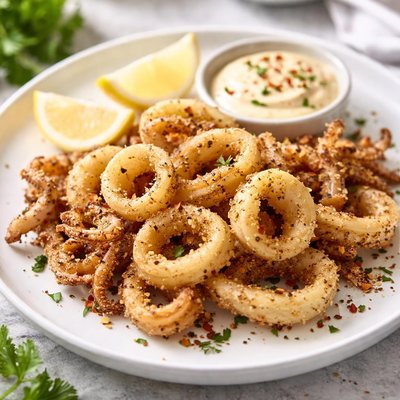 Salt and pepper calamari
