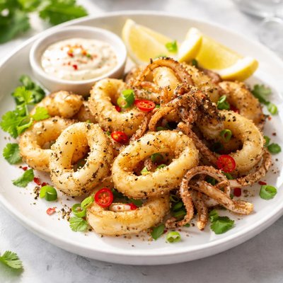 Salt and pepper squid
