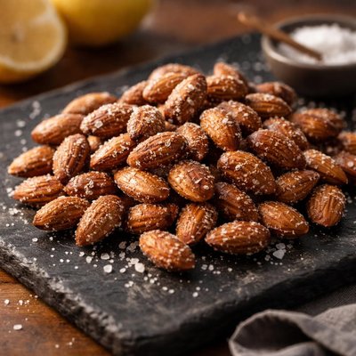 Salt and vinegar almonds