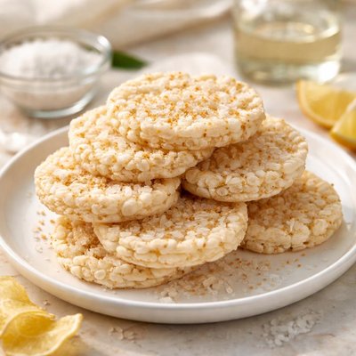 Salt and vinegar rice cake