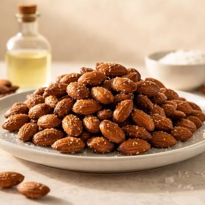 Salt and vinegar roasted almonds