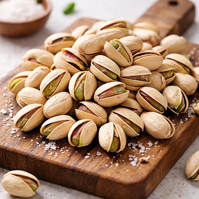 Salt pistachios