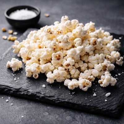 Palomitas de maíz con sal