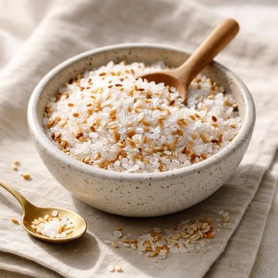 Salt with sesame