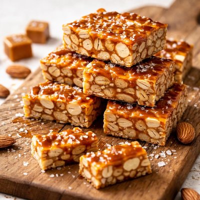 Salted caramel almond crunch