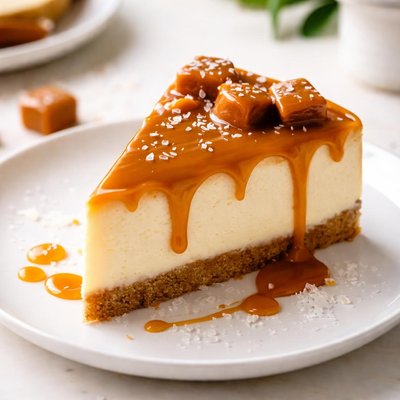 Salted caramel cheesecake
