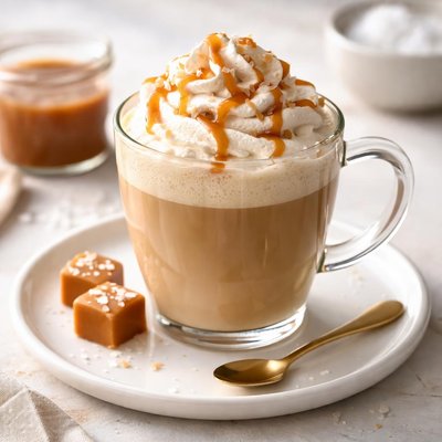 Salted caramel latte