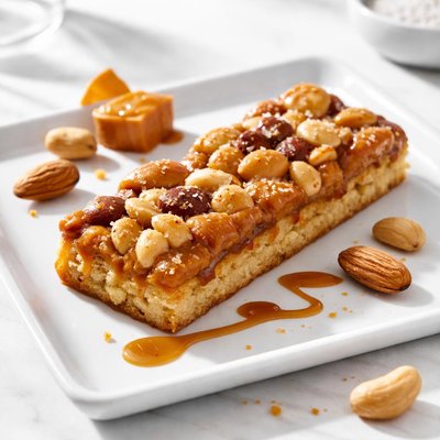 Salted caramel nut bar