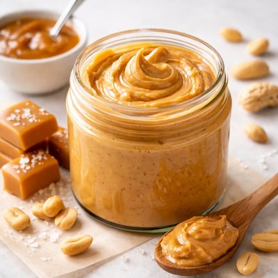 Salted caramel peanut butter