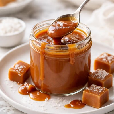 Salted caramel sauce