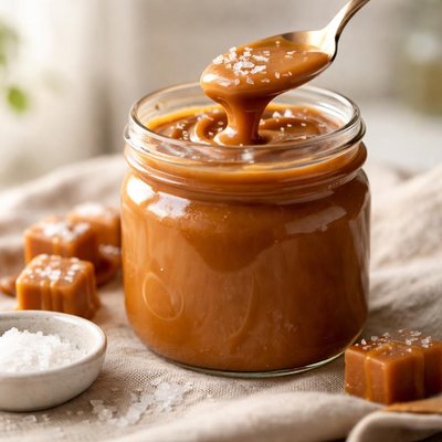 Salted caramel spread