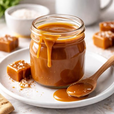 Salted caramel syrup