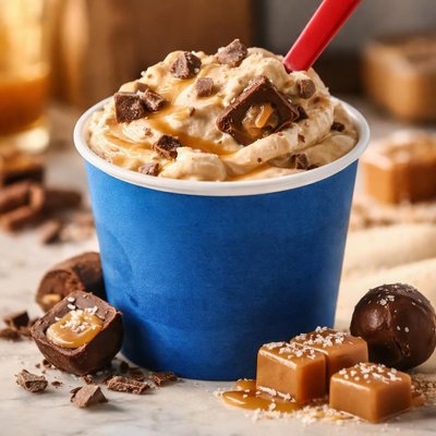Salted carmel truffle blizzard