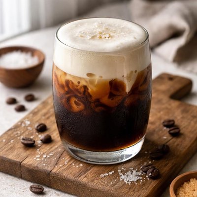 नमकीन क्रीम कोल्ड ब्रू