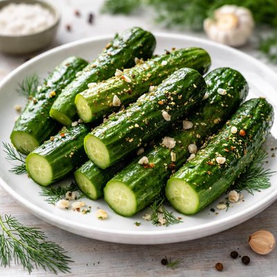 Salted cucumber