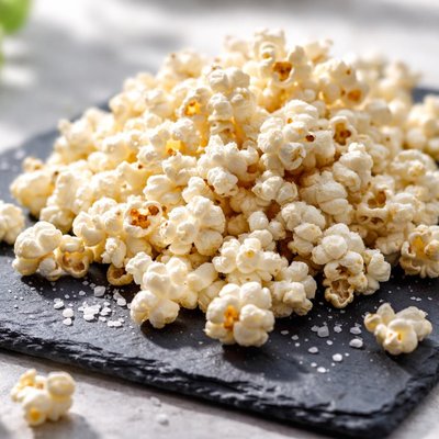 Salted flavored popcorn