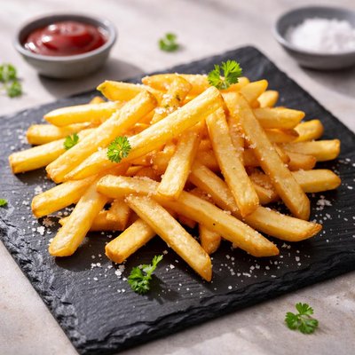 Salted french fries