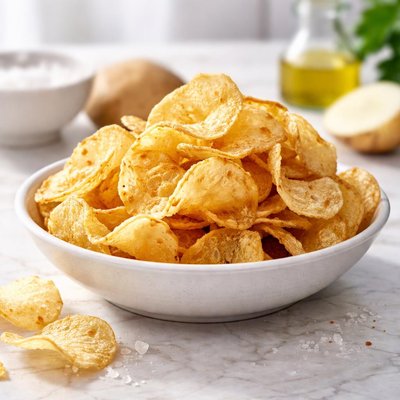Salted kettle potato chips