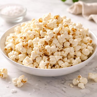 Salted popcorn