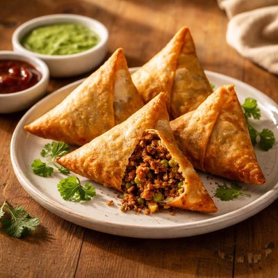 Samosa with beef