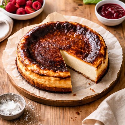 San sebastian cheescake
