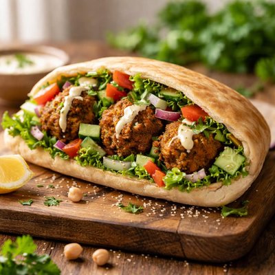 Sandwich falafel