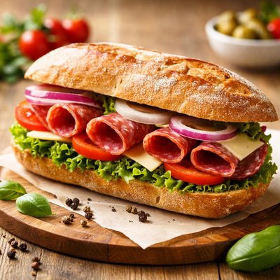 Salami-Sandwich