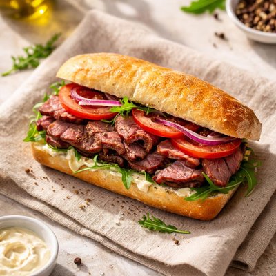 소고기 샌드위치