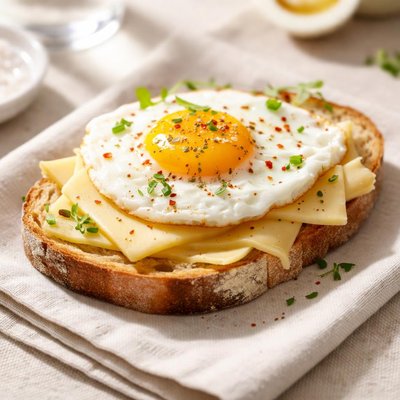 ساندويتش بالجبن والبيض