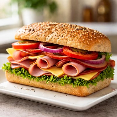 Sandwich with cold cuts