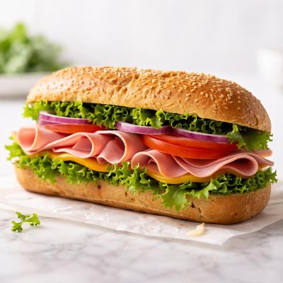 生菜火腿三明治