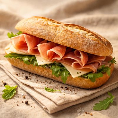 帕尔马火腿奶酪三明治