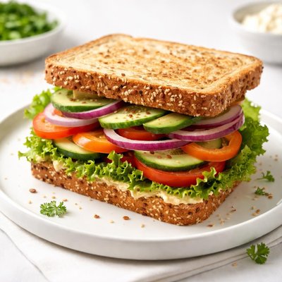 Sandwich with veggies