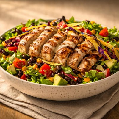 Santa fe grilled chicken salad
