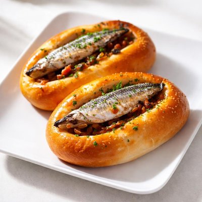 Sardine bun