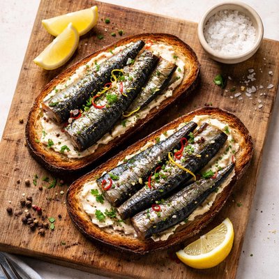 Sardines on toast