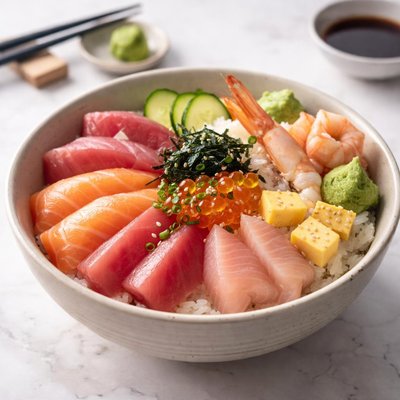 Sashimi chirashi