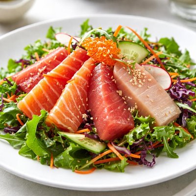 Sashimi salad